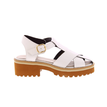 All Black sandals white