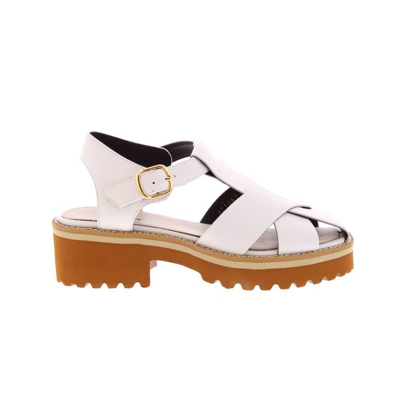 All Black sandals white