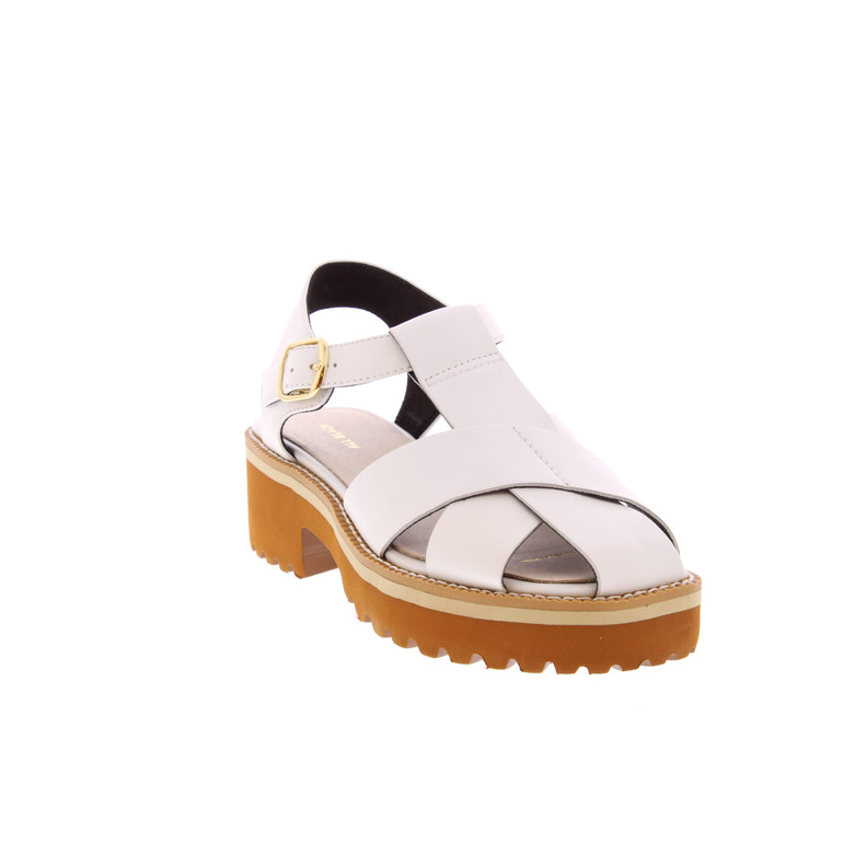 All Black sandals white 2