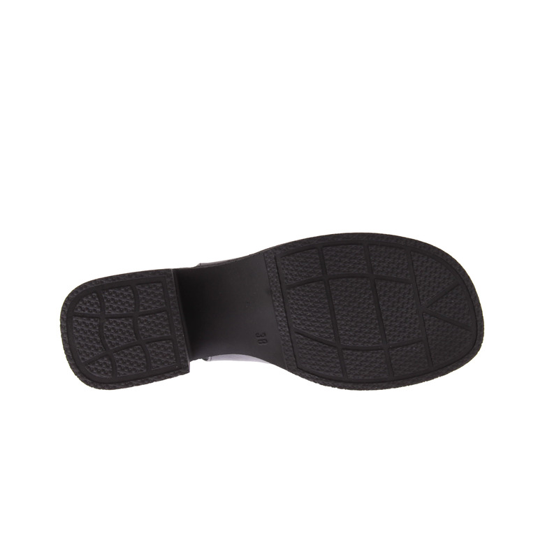 All Black sandalen zwart 5