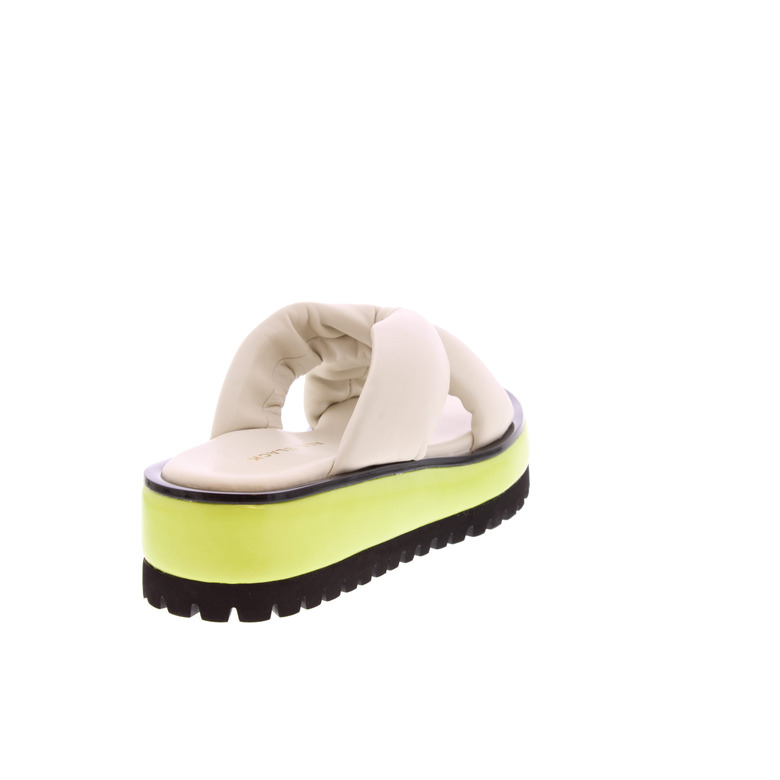All Black thong slippers ecru 4