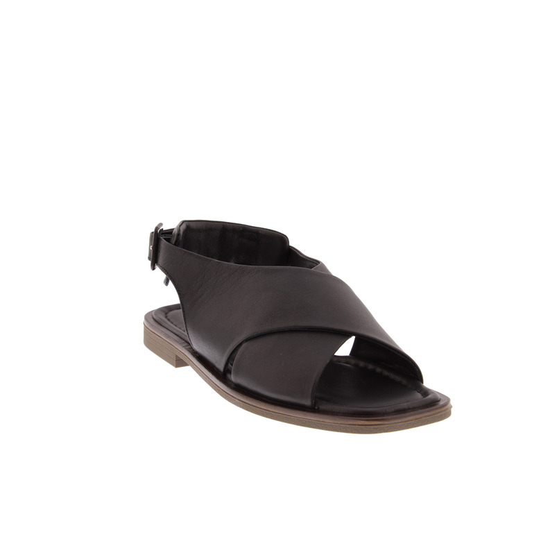 All Black sandals black 2