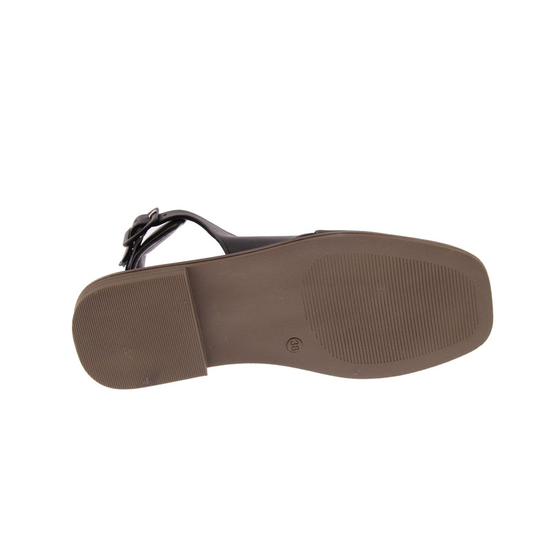 All Black sandals black 5