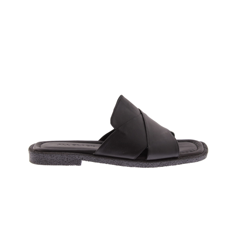 All Black thong slippers black