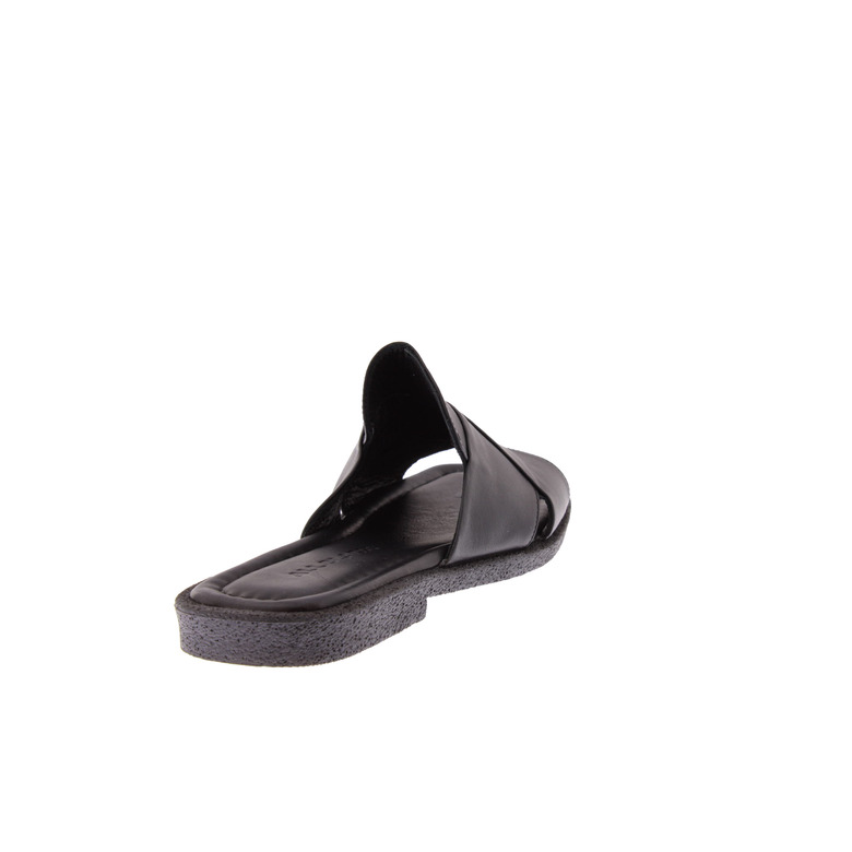 All Black thong slippers black 4