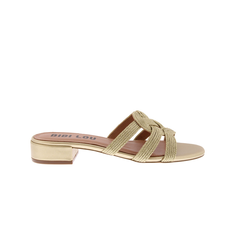 Bibi Lou thong slippers gold