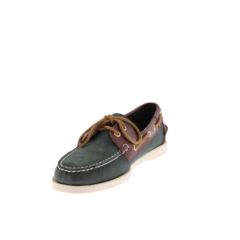 Sebago boat shoes vert 3