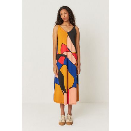 Skfk jurk multi color