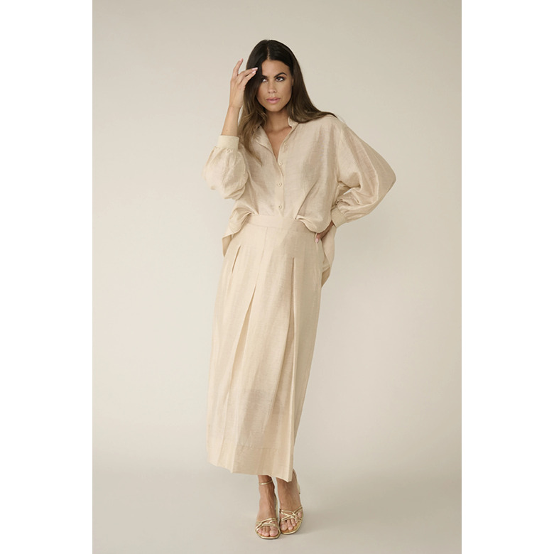 Due Amanti bluse beige 2