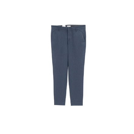 Plain trousers 34 inch blue