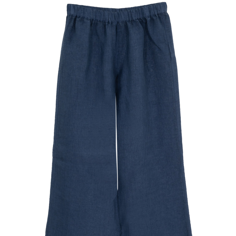 120%lino pantalon bleu 2