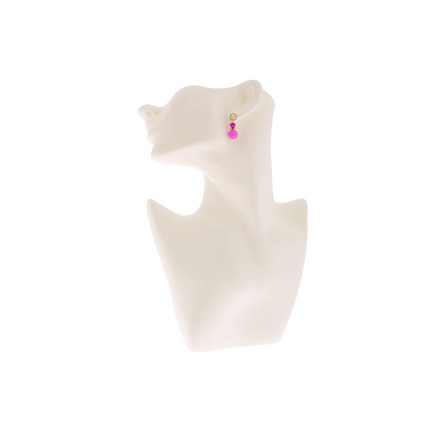 Kimchi earrings pink