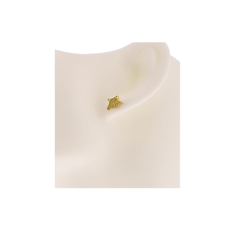 Kimchi earrings gold 2