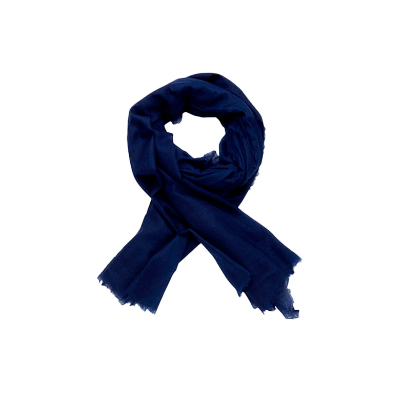Les Cordes echarpe bleu