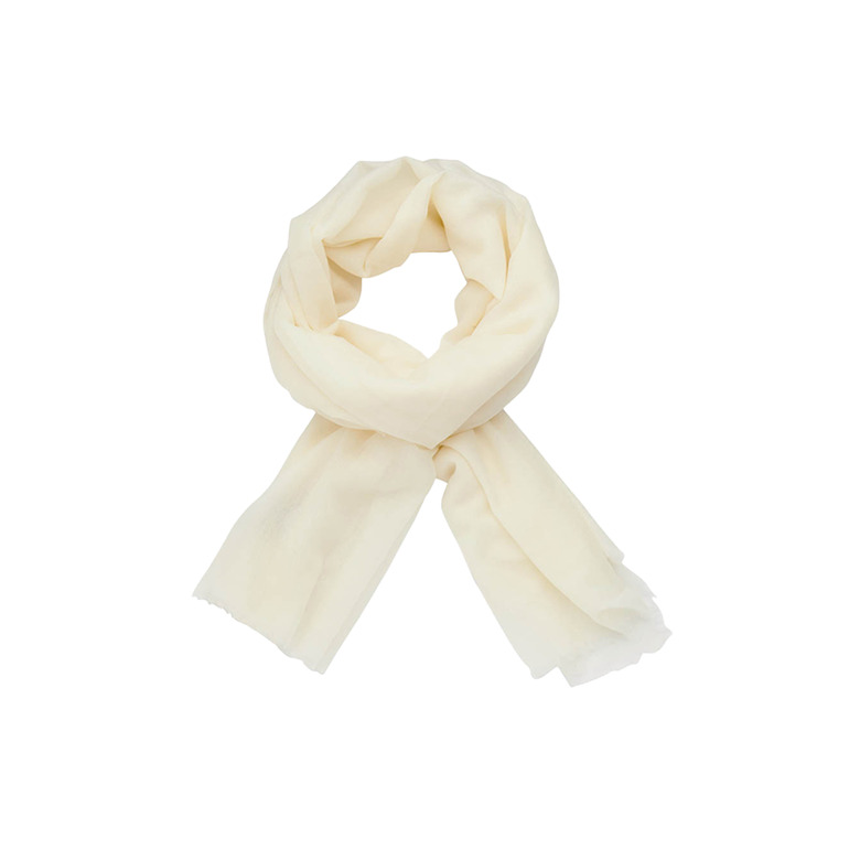 Les Cordes echarpe blanc