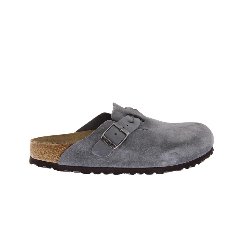 Birkenstock thong slippers grey