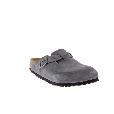 Birkenstock thong slippers grey