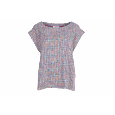 Her blouse multi color