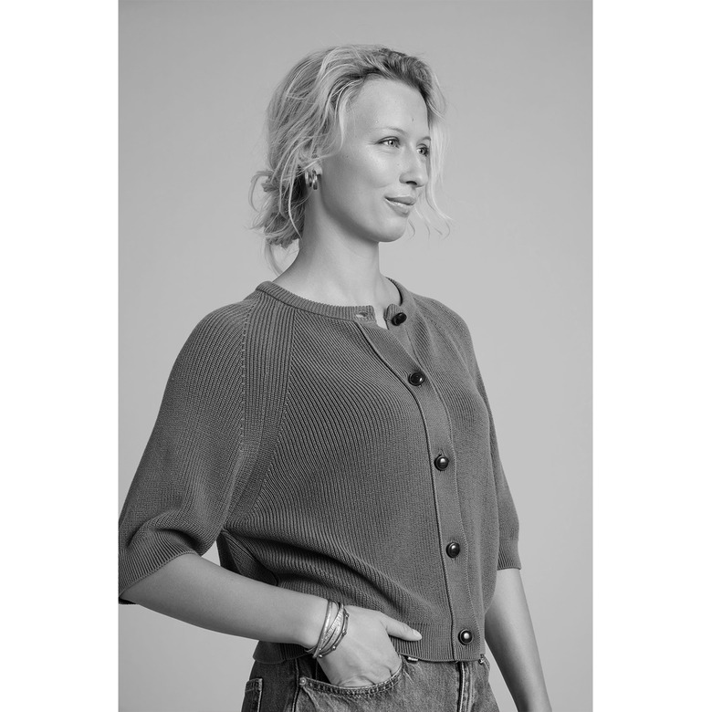 Sibin Linnebjerg cardigan ecru 2