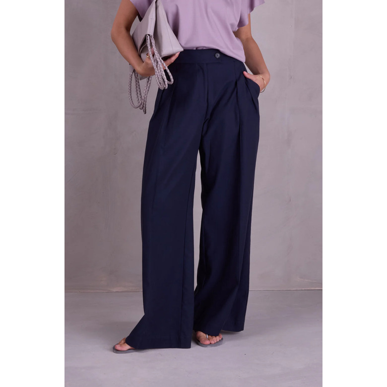 Nathalie Vleeschouwer broek blauw 2