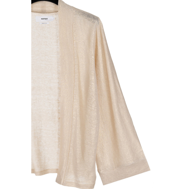 Notshy cardigan beige 2