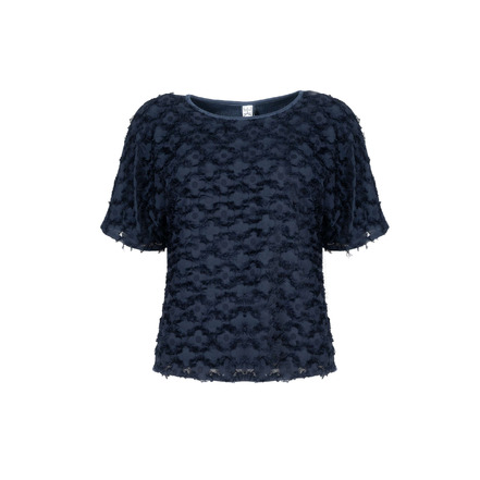 Dame Blanche blouse blauw