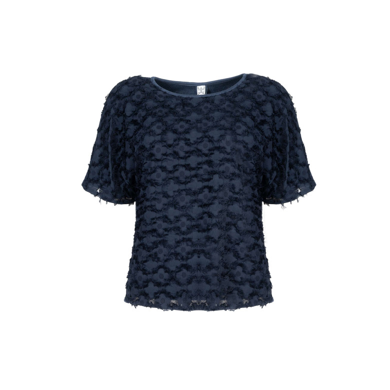 Dame Blanche blouse blauw