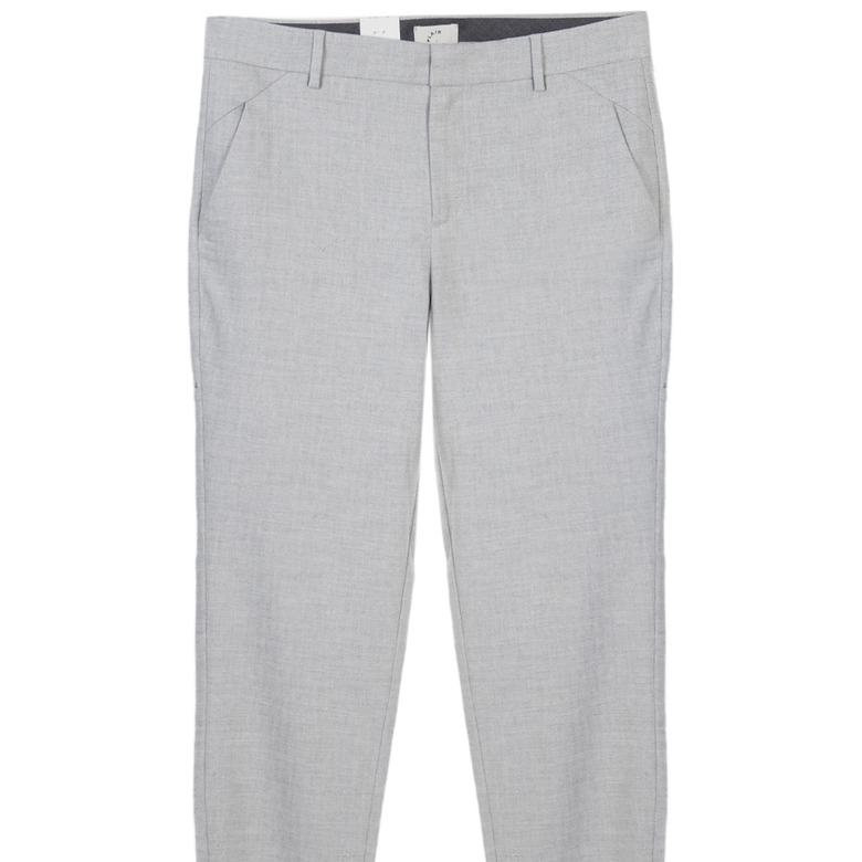 Plain trousers 34 inch grey 2
