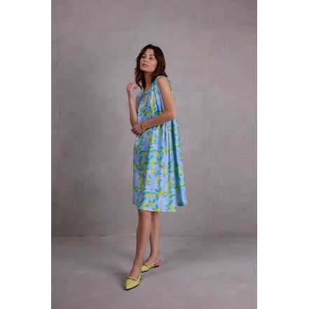 Nathalie Vleeschouwer jurk blauw