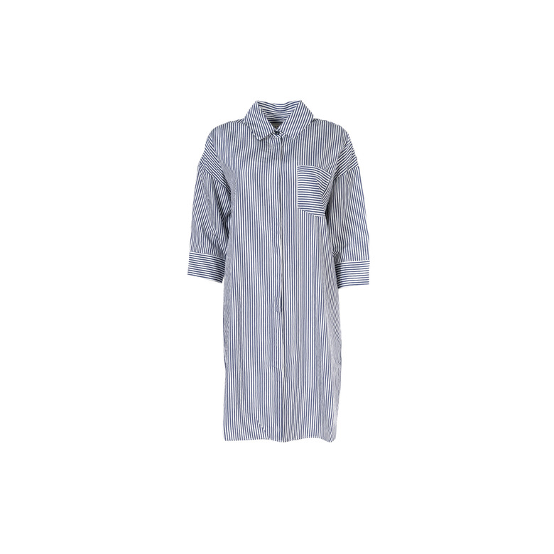 Nathalie Vleeschouwer jurk blauw 1