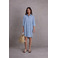 Nathalie Vleeschouwer jurk blauw 2