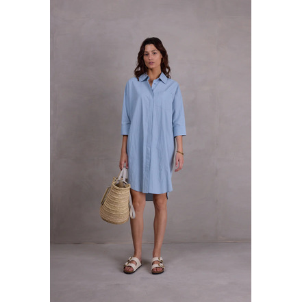 Nathalie Vleeschouwer jurk blauw