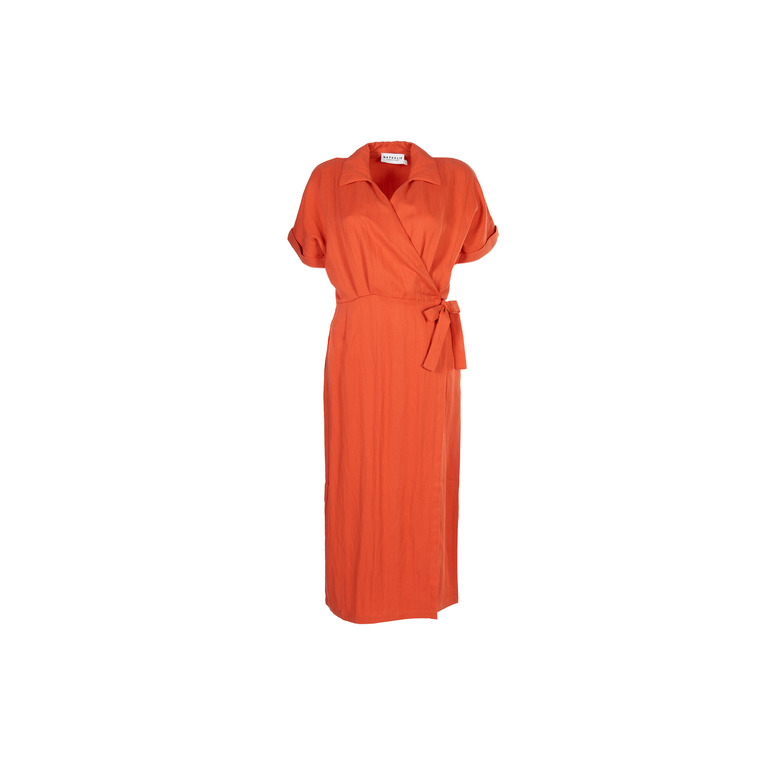 Nathalie Vleeschouwer jurk oranje