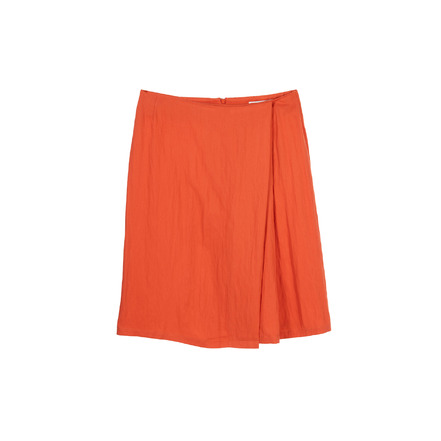 Nathalie Vleeschouwer rok oranje