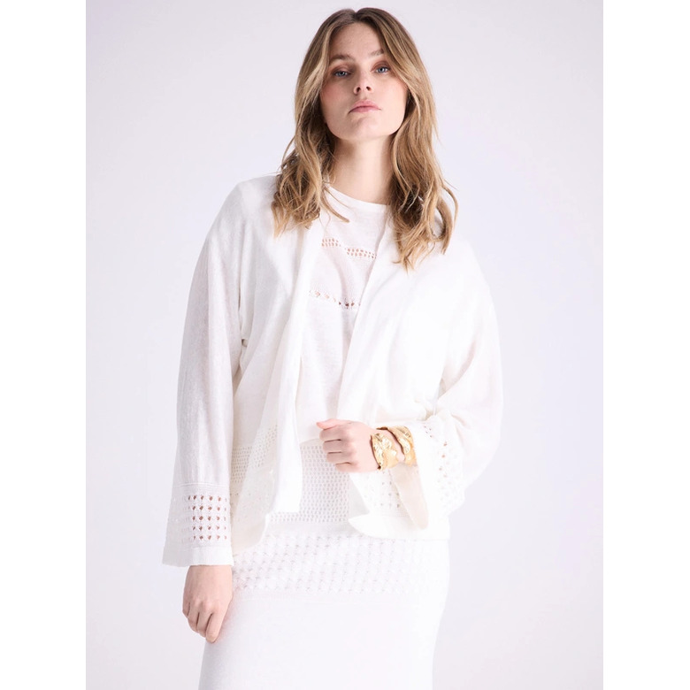 Notshy cardigan wit 2