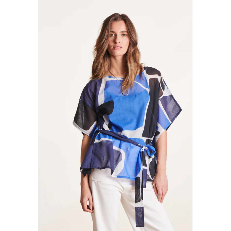 La Fee Maraboutee blouse blauw 2