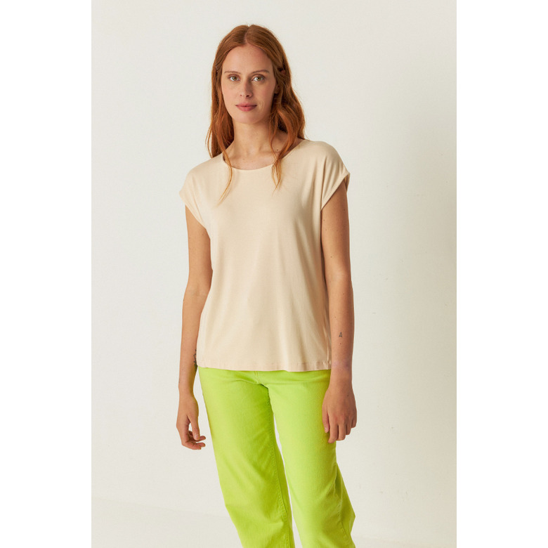 Skfk t-shirt beige 2