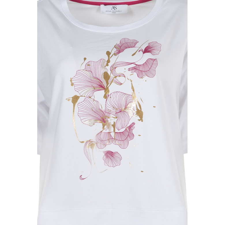 Anna Seravalli t-shirt wit 2