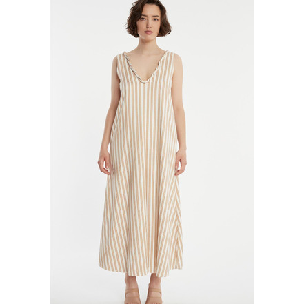 Ana Alcazar jurk beige