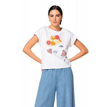 Caroline Biss t-shirt wit