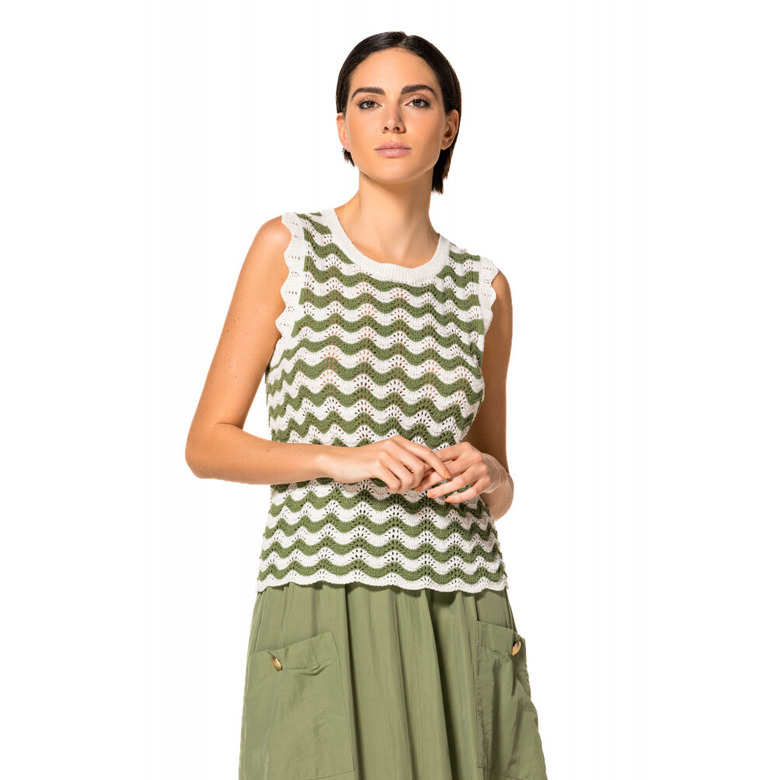 Caroline Biss topje groen 2
