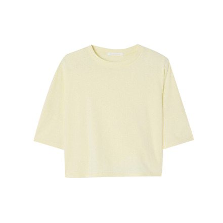 American Vintage t-shirt geel