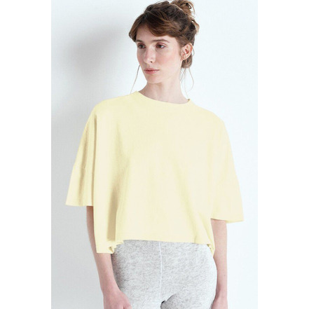 American Vintage t-shirt geel