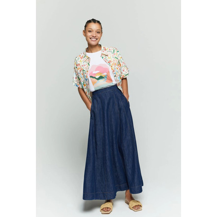 Iblues rok blauw
