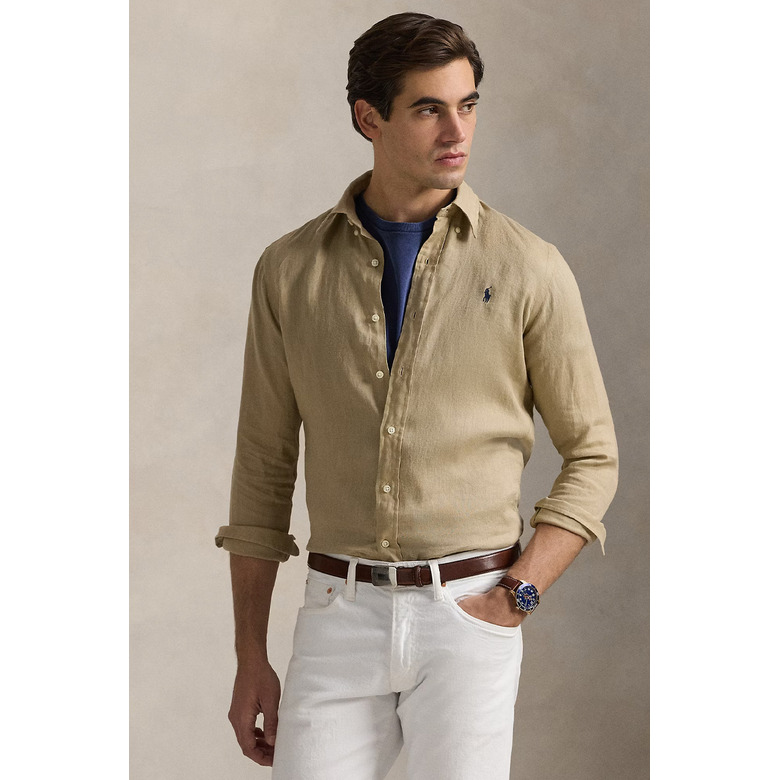 Ralph Lauren hemd beige 2
