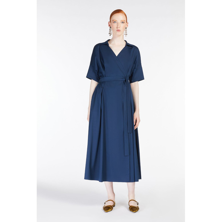 S Maxmara jurk blauw 2
