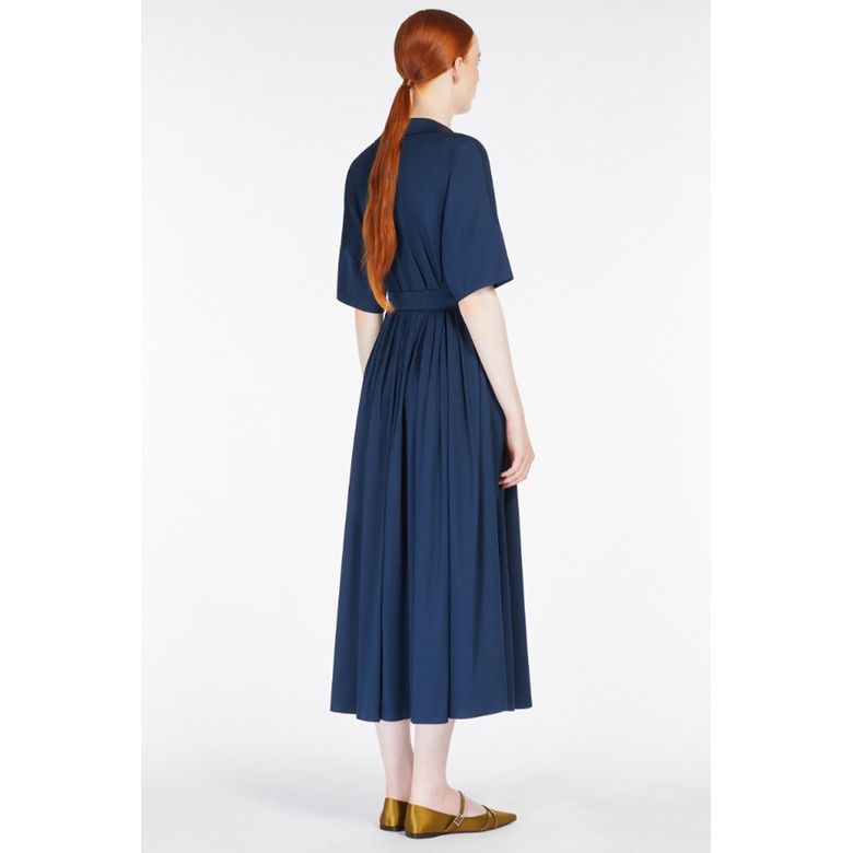 S Maxmara jurk blauw 3