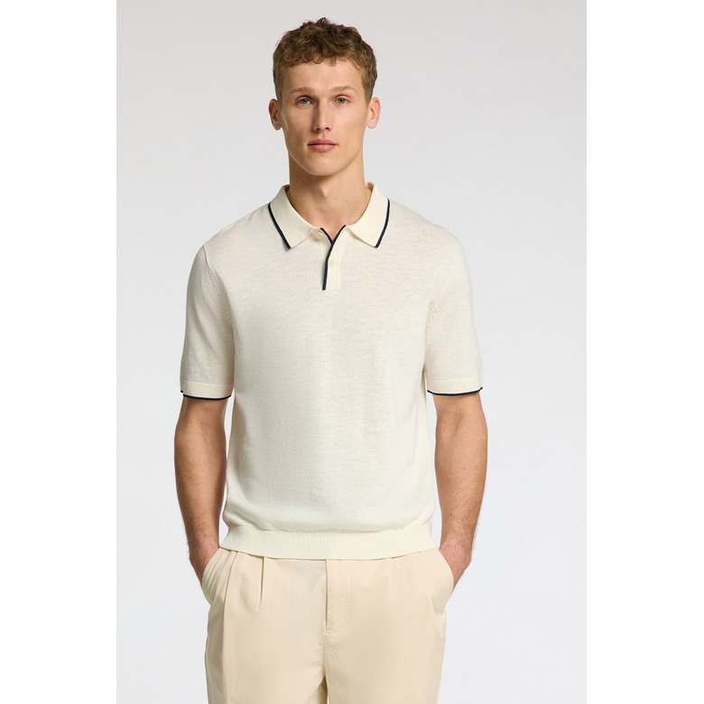 Selected Homme polo ecru 2