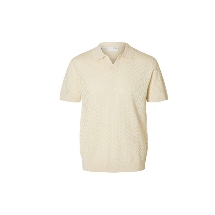 Selected Homme polo ecru