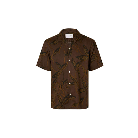 Selected Homme hemd bruin